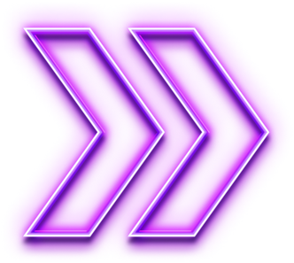 Purple Neon Double Arrow